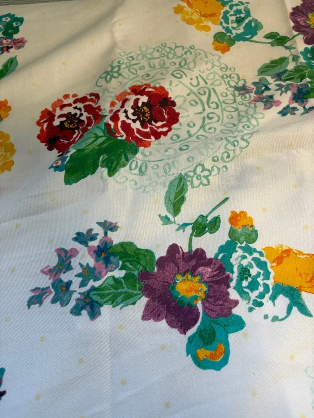 The Pioneer Woman floral tablecloth